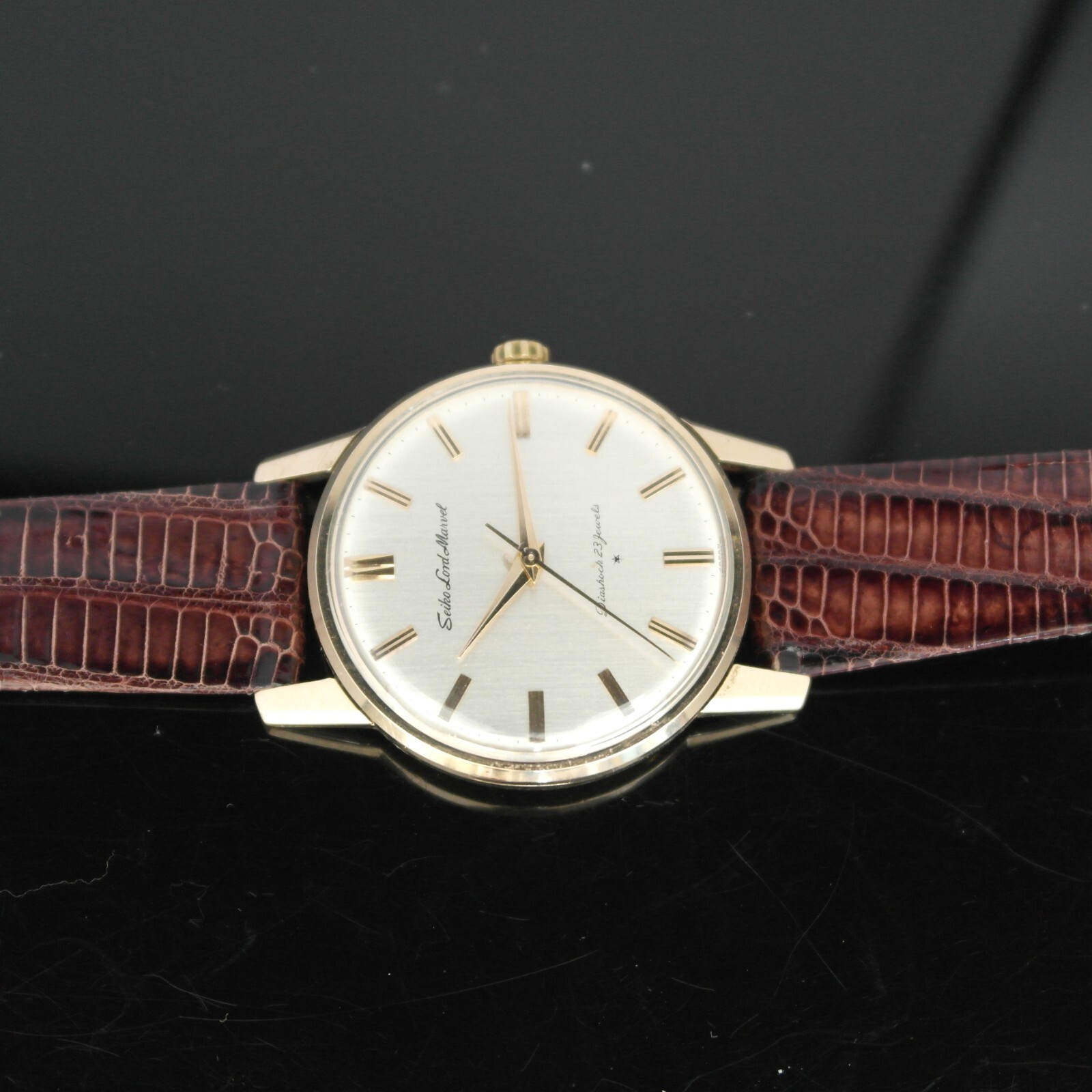 Vintage Seiko Lord Marvel 1962 Gold Filled Case Classic Luxury Men’s Watch 15027