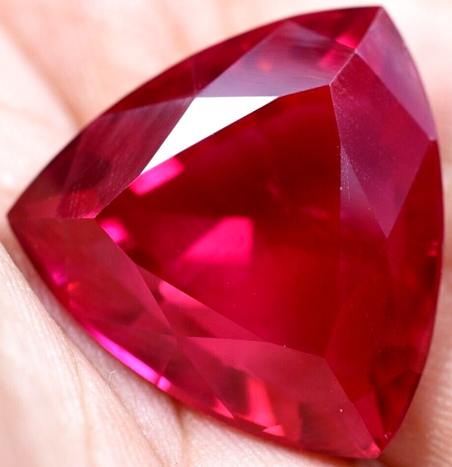 Natural 36.95 Ct Mogok Pink Huge Ruby Sparkling GGL Certified Loose Gemstone