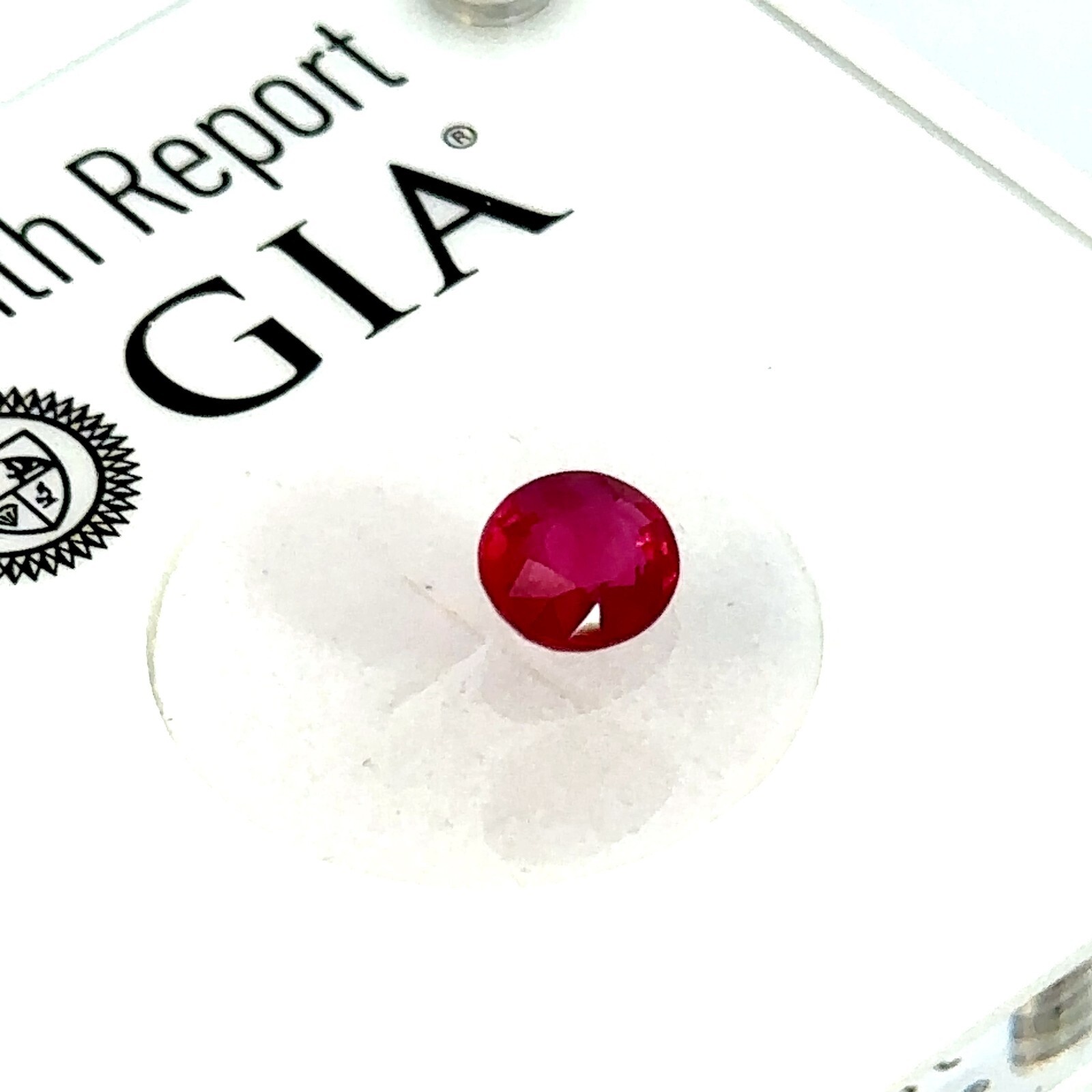 GIA Certified 1.03 Carats 6.31 x 5.59mm Oval Burmese Ruby Loose Gemstone – G012