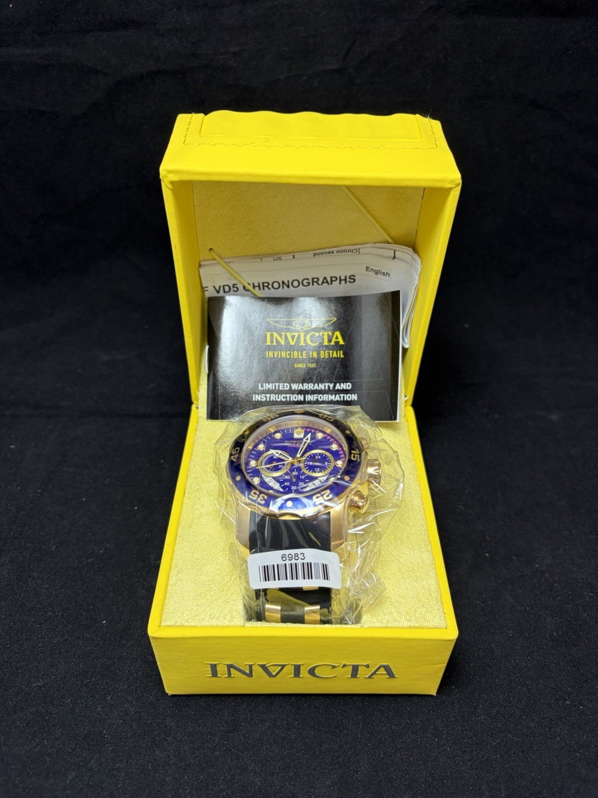 Invicta Pro Diver Blue Men’s Watch 48mm – 6983