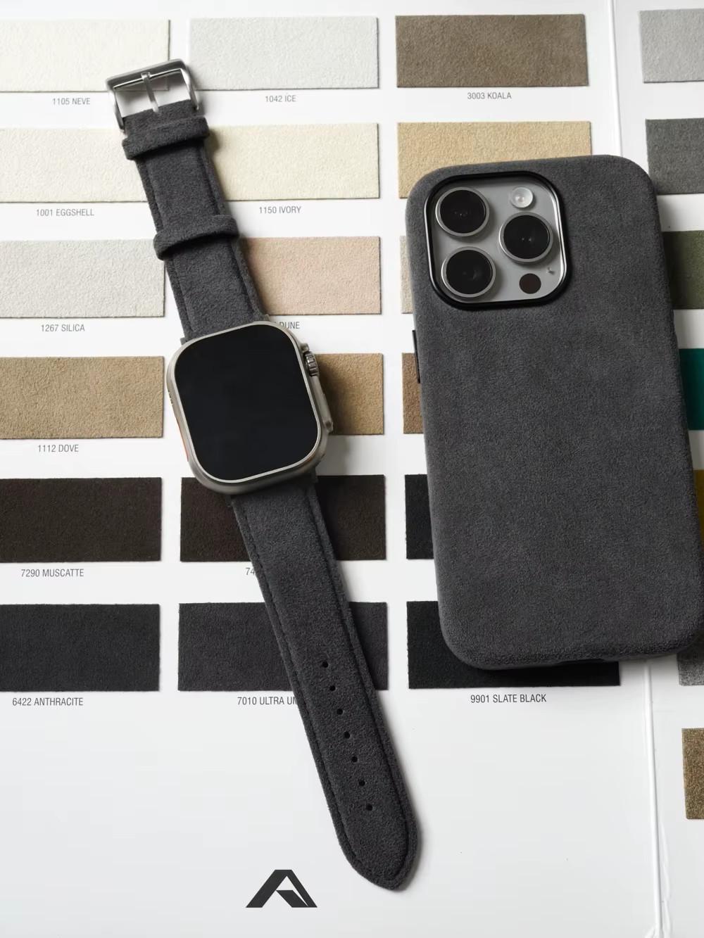 Alcantara Apple Watch Strap Suede Leather for Ultra 2 Band 46mm 45mm 44mm