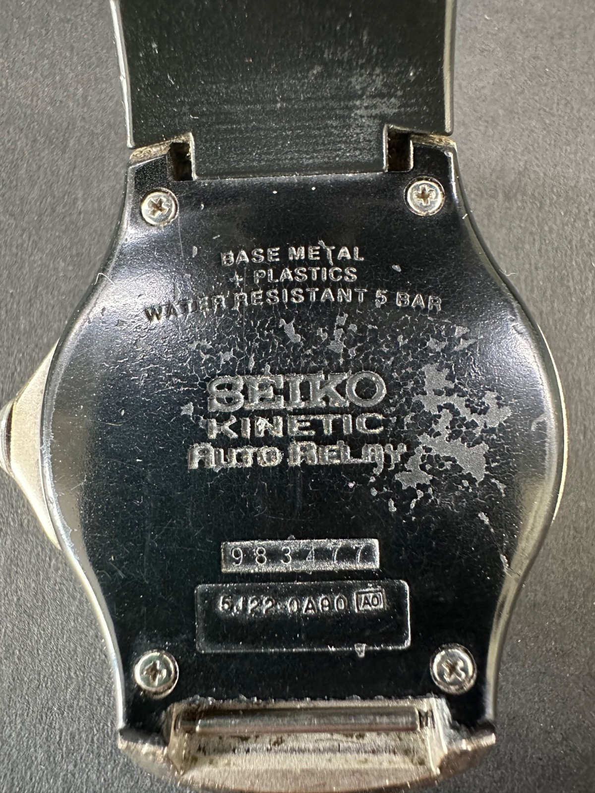 Seiko Kinetic Auto Relay Watch model 5J22-0A90