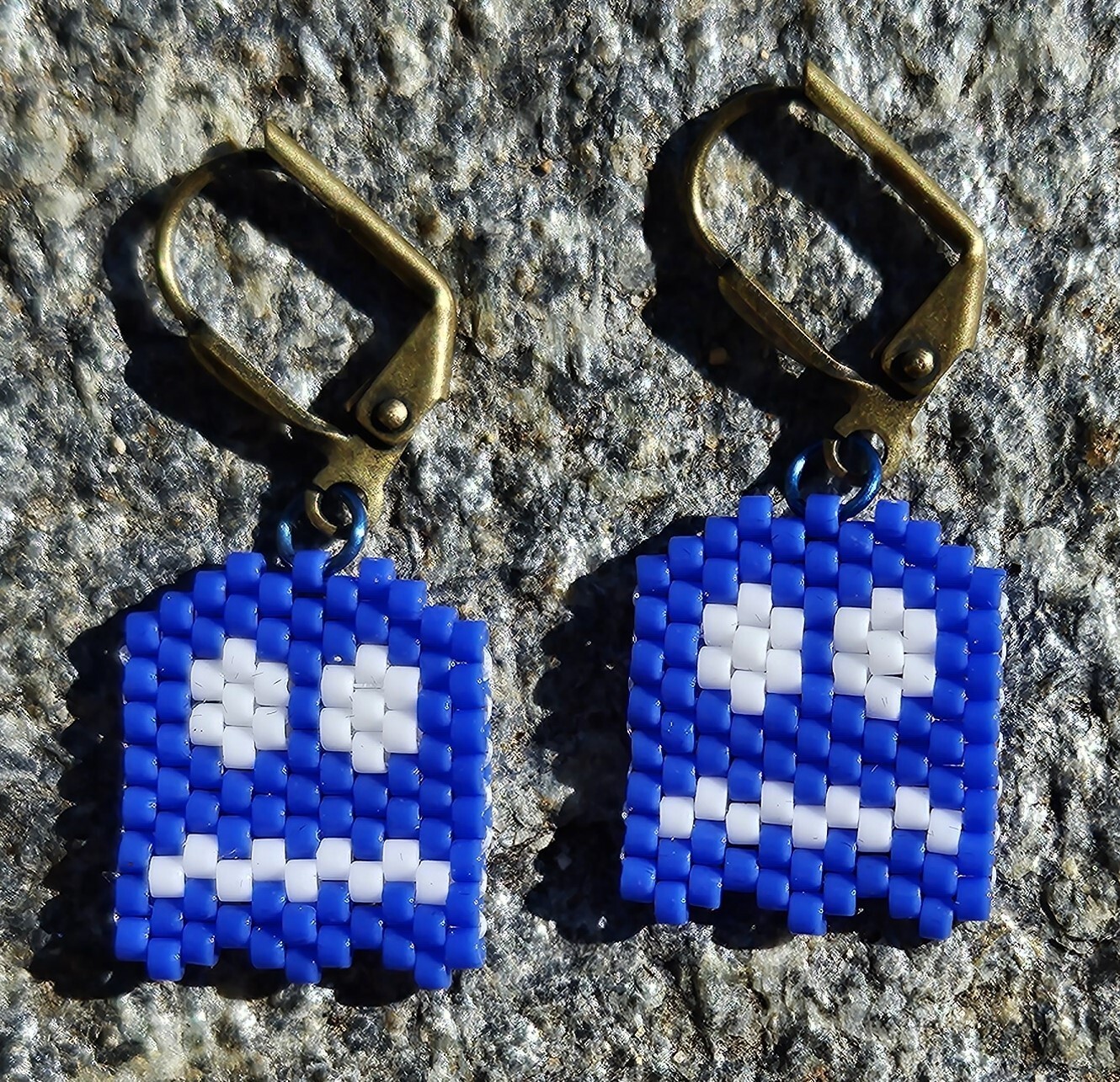 Pac-Man Scared Ghost Earrings