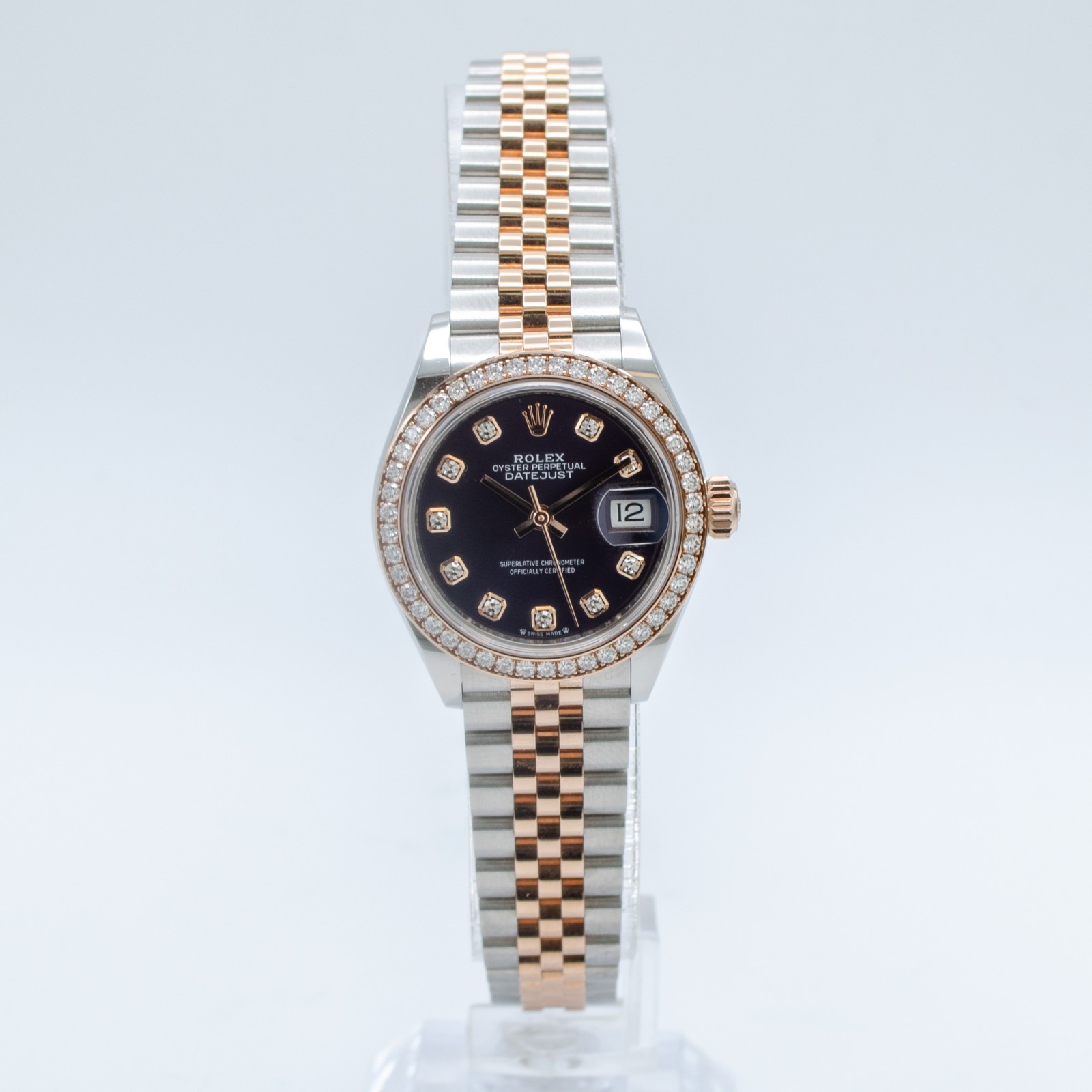 Rolex Lady-Datejust Aubergine Purple Diamond Dial, Diamond Bezel279381RBR-0015