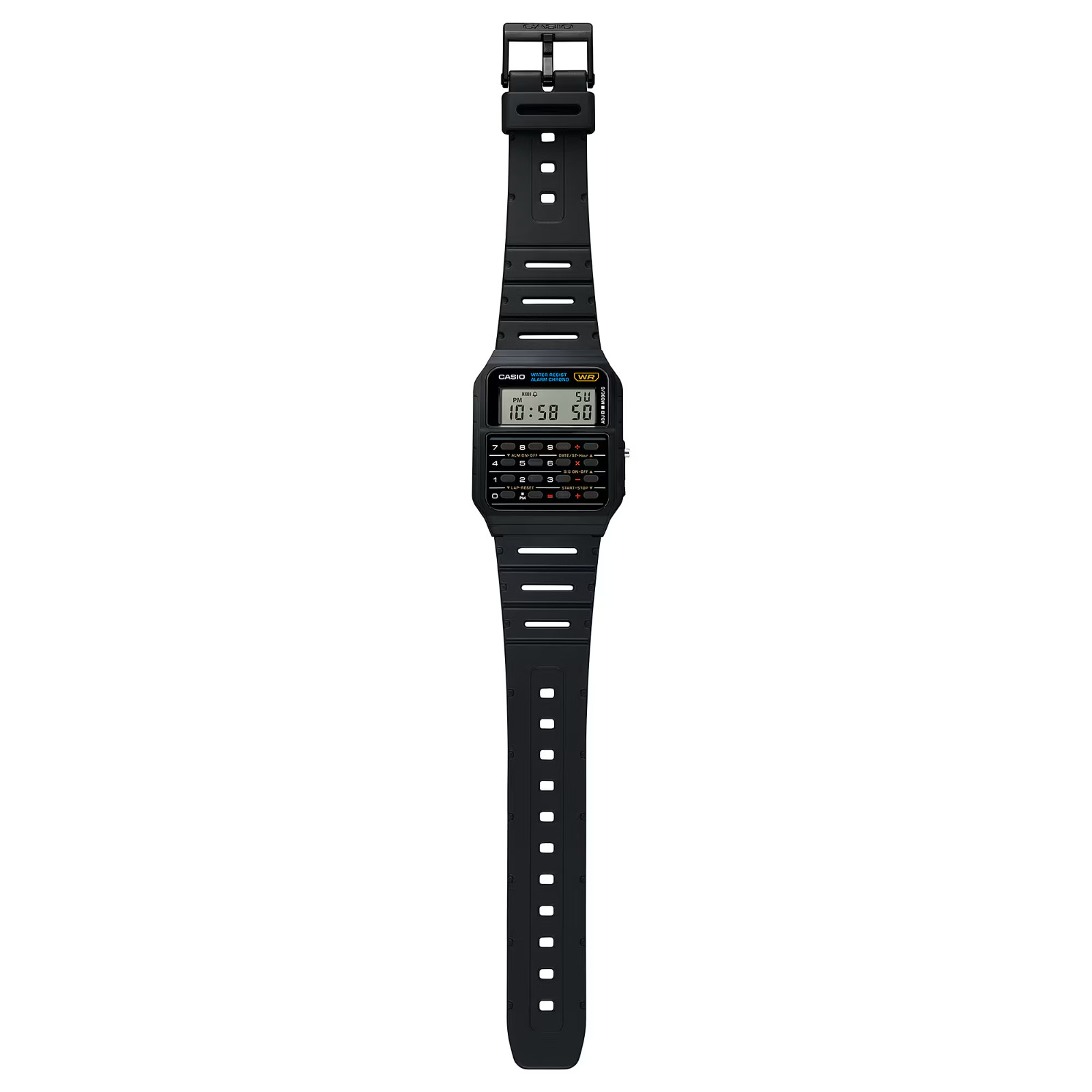 CASIO CA-53W-1Z CALCULATOR MENS BLACK DIGITAL ANALOGUE GREY DIAL RETRO WATCH