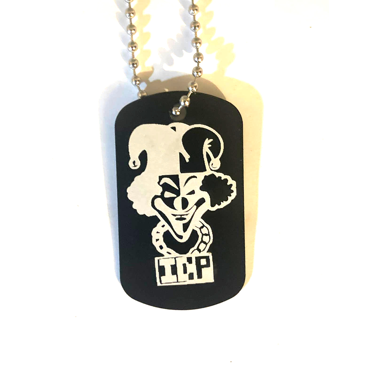 Insane Clown Posse ICP Juggalo Engraved Pendant With Necklace