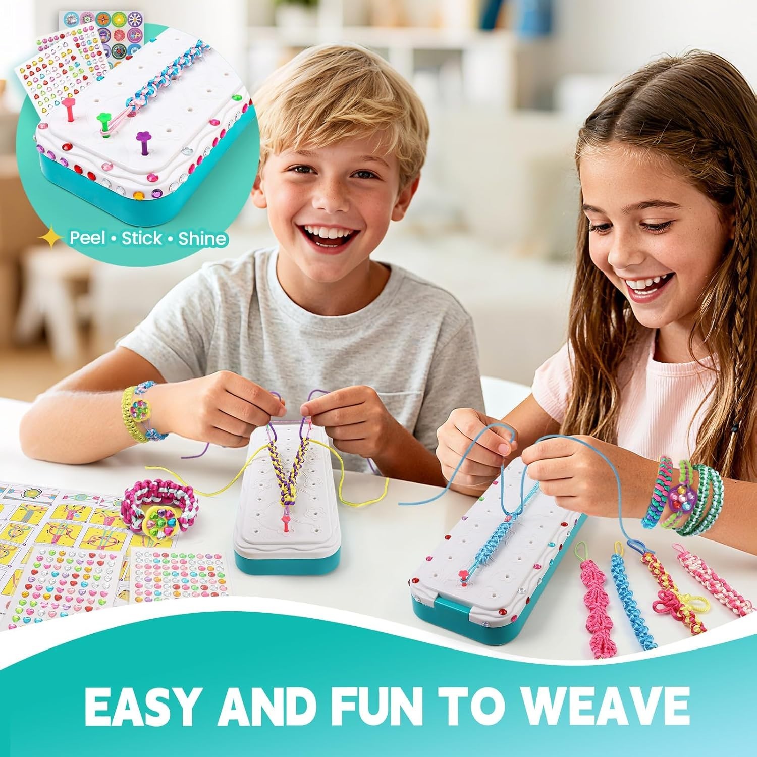 Sparkly Bracelet Kit for Kids – Build Creativity with Safe, Non-Toxic Components
