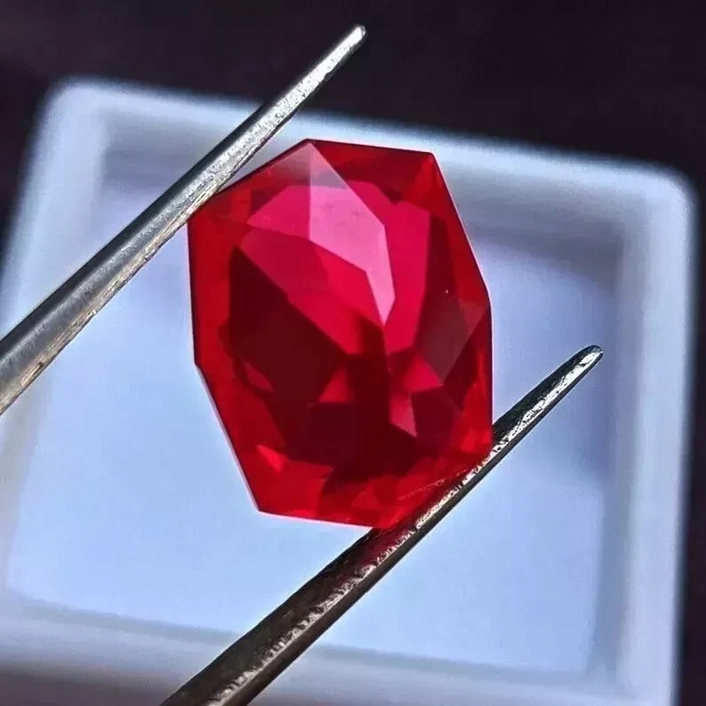 10.07 Ct Natural Fancy Cut Ruby Certified Loose Rare Gemstone Gem