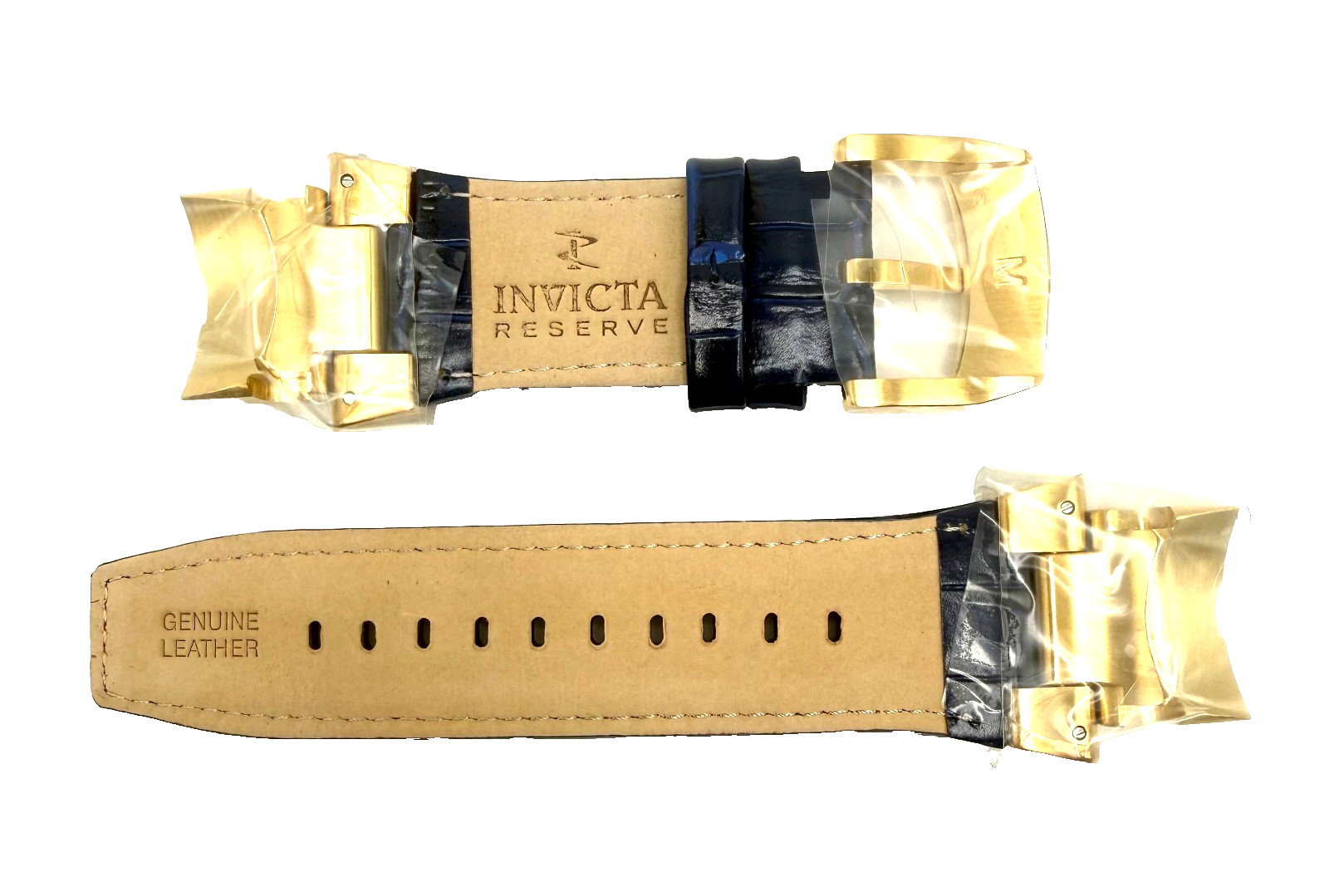 Invicta Bolt Reserve WATCH BAND Model 16670 / Blue & Gold IP / 36.8mm