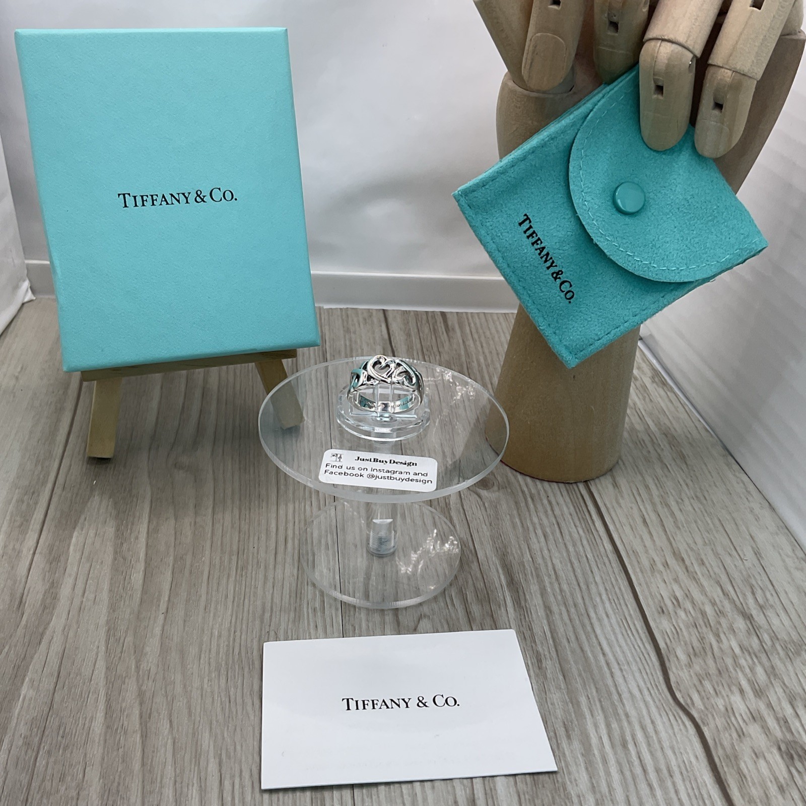 Tiffany & Co. Palomo Picasso Loving Hearts Ring. Size: K US: 5 U: 50 No: 10