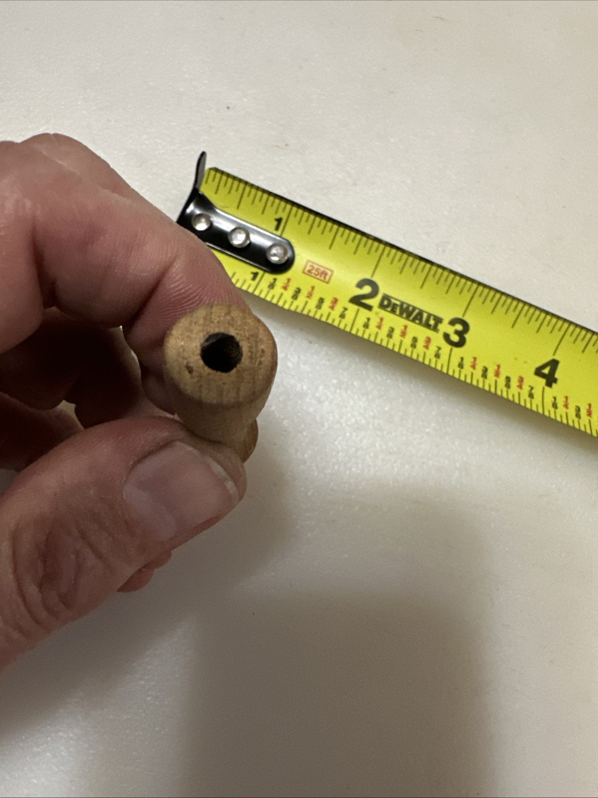 Dixon Wood Hub Rotary Wheel Small Bristle Brush 5 Row , 1” Bristle Polish USA