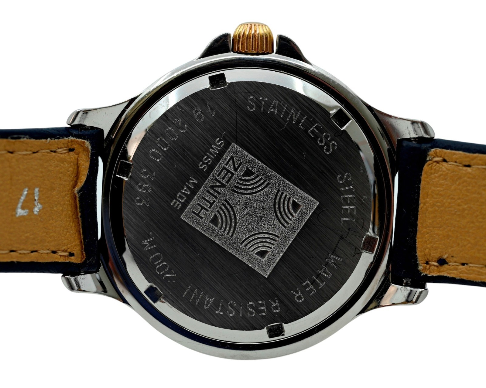 Zenith 39mm Men’s Defy Triple Calendar Blue Moon Phase Watch! Ref: 19.2000.393!