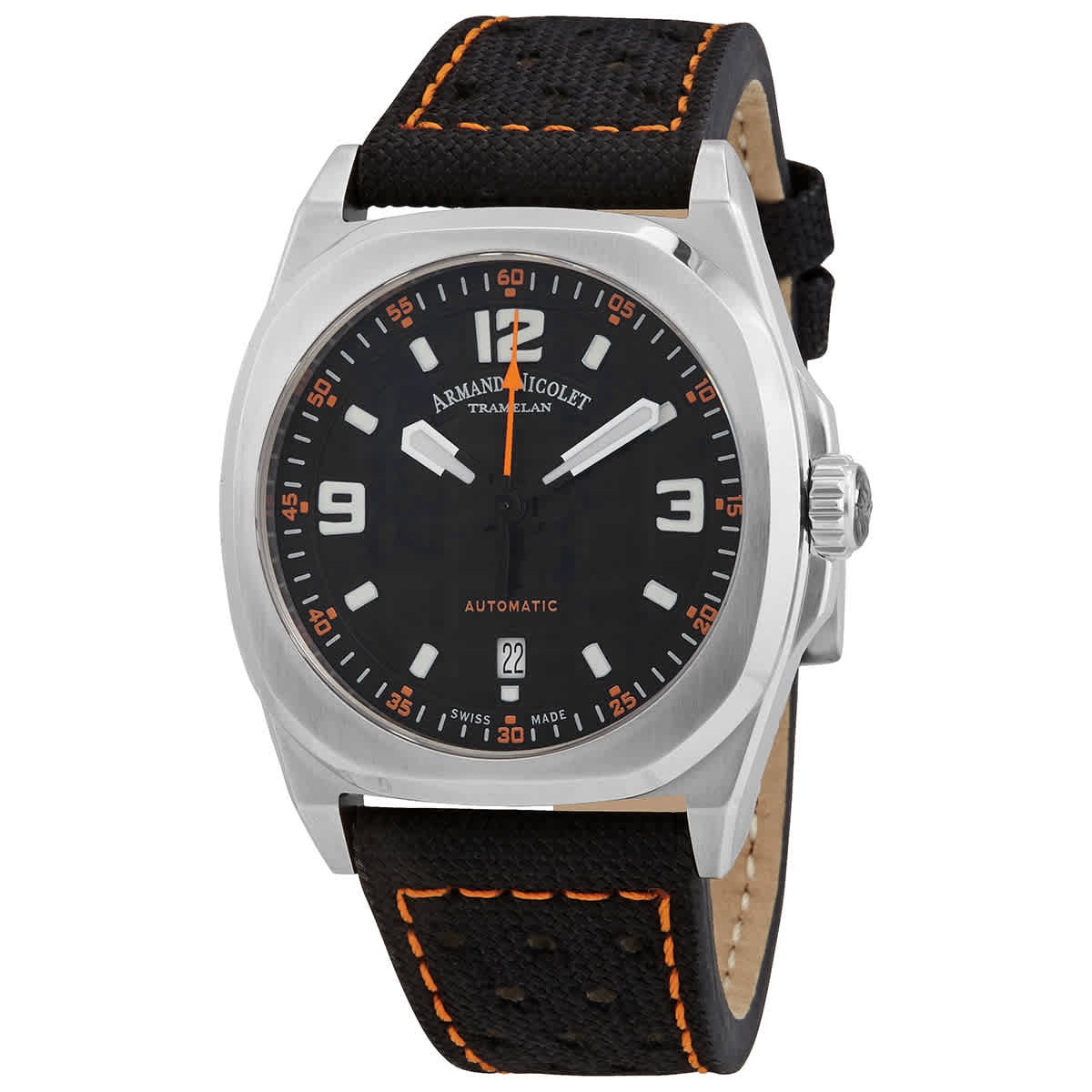Armand Nicolet JH9 Automatic Black Dial Men’s Watch A660HAA-NO-P0668NO8