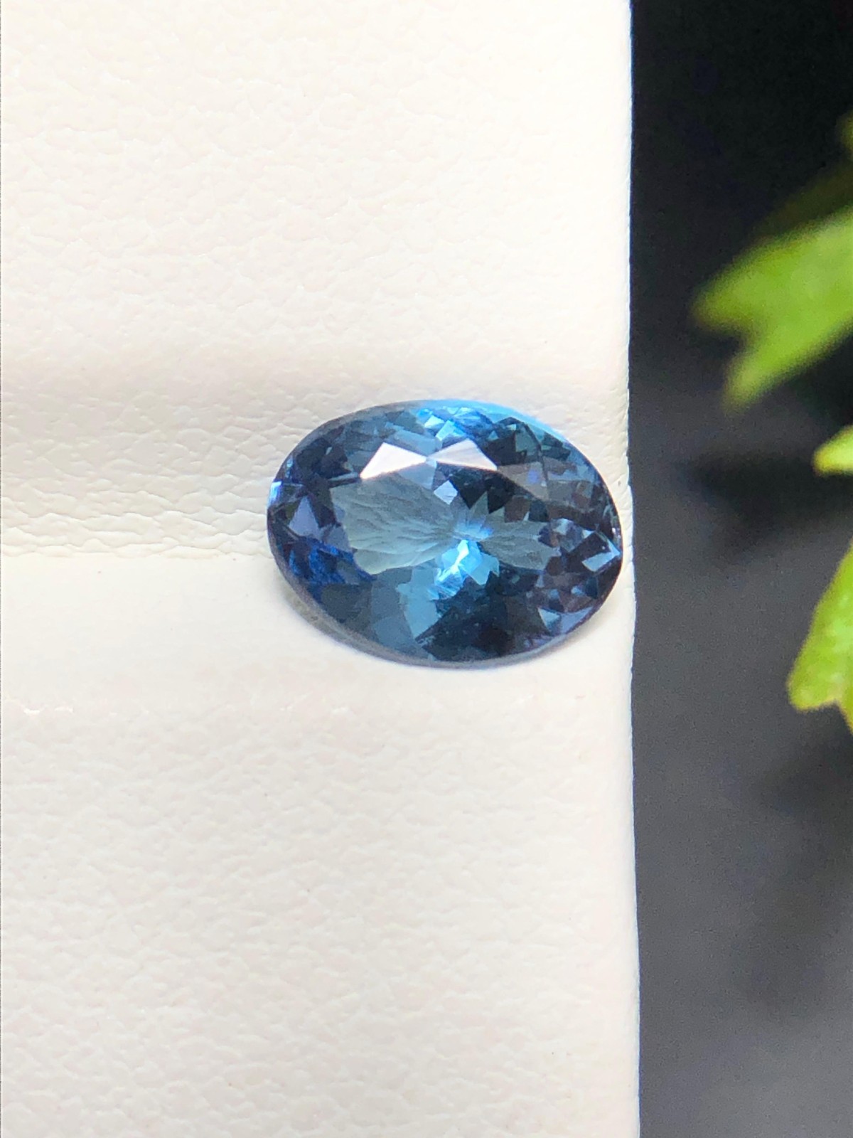 Natural Navy Blue Color Tanzanite Oval Faceted Loose Gemstone 1.10Ct & 7.8×5.7mm