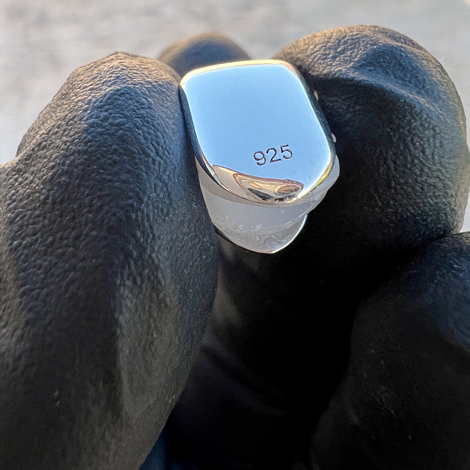 Real Solid 925 Sterling Silver White Enamel One Tooth Cap Top Single Slug Grillz