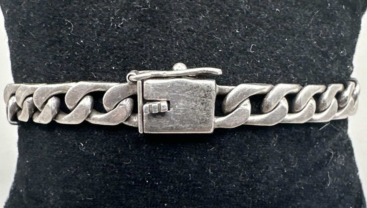 Sterling Silver 5.9mm Cuban Link Bracelet 14.62g /7in