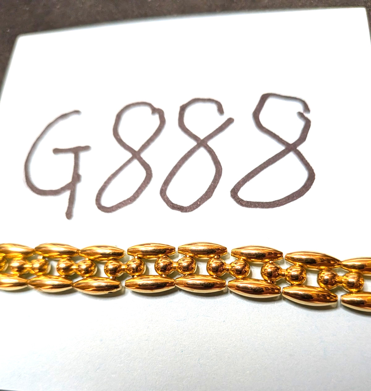 GUCCI Link Change Bezel 11/12.2 1100 Ladies Watch Bracelet Parts Gold used
