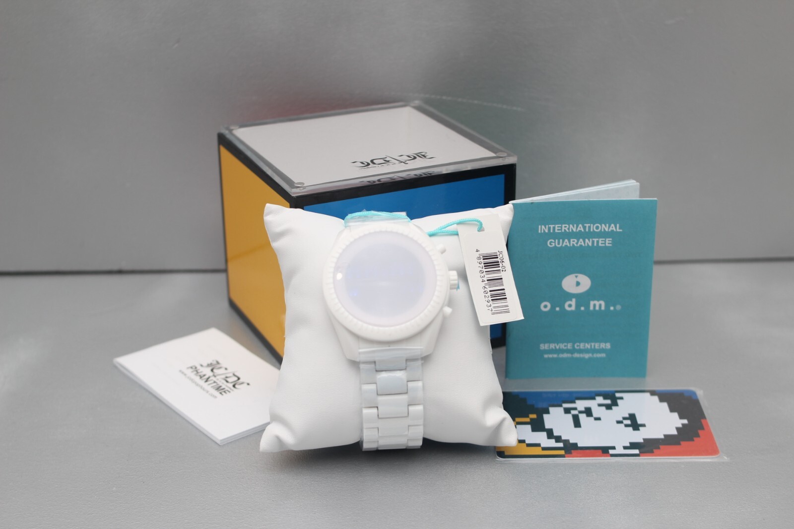 ODM Jc/Dc Phantime Jc06-02 Unisex Watch with Shiny Pc Strap K