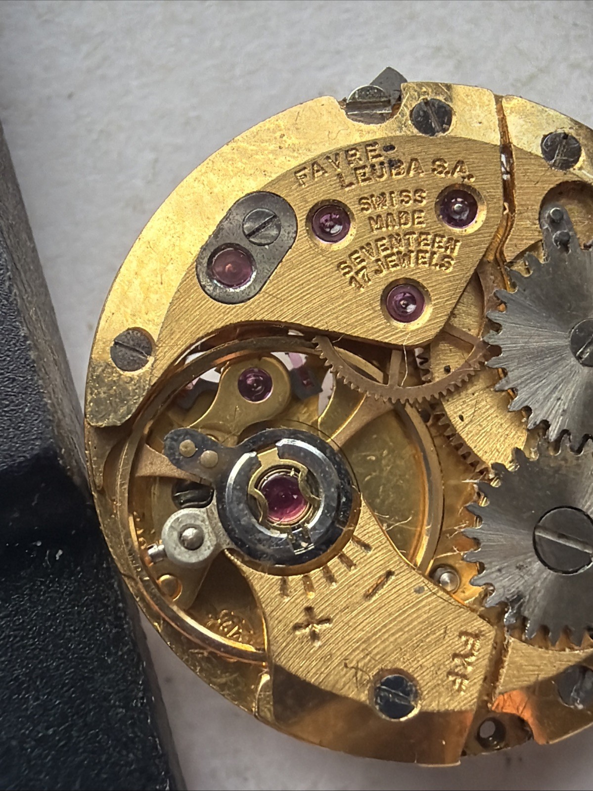 AT59 Genuine Vintage Favre – Leuba 17.4mm Ladies Watch Movement Mechanical Swiss