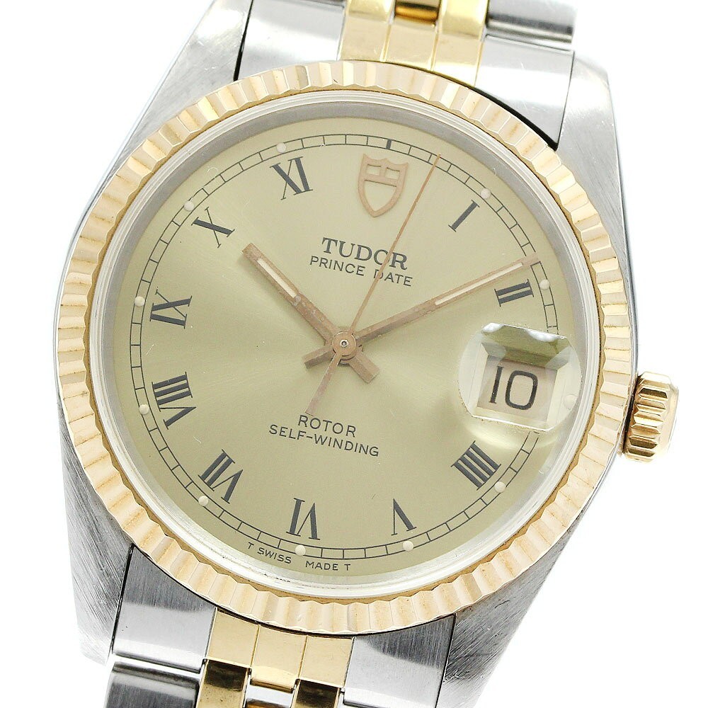 TUDOR 74033 Prince Date YG Bezel Automatic Men’s JDM Watch