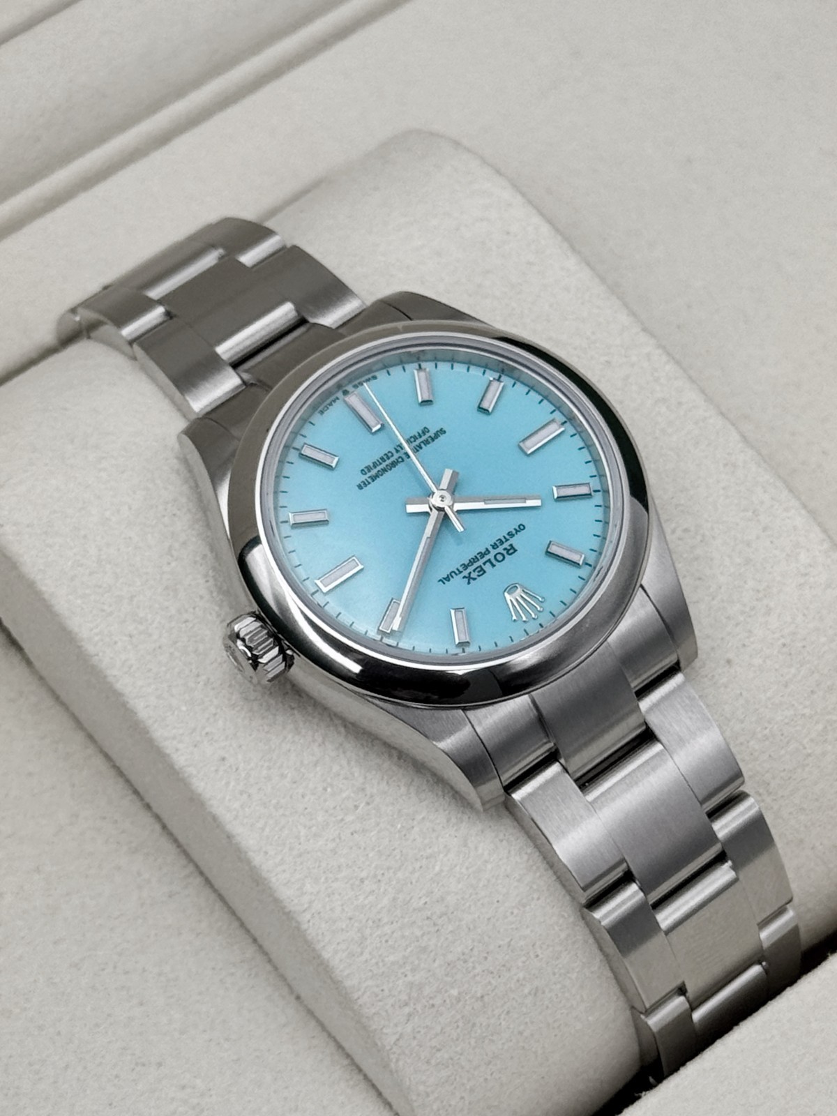 NEW 2026 Rolex Oyster Perpetual 31mm 277200 Turquoise Blue Dial