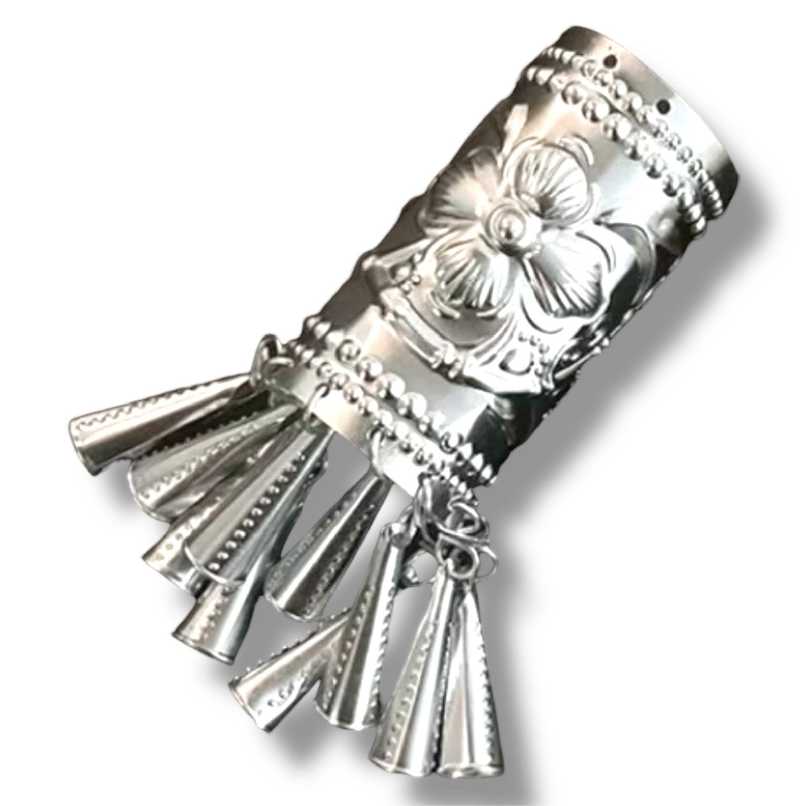 End-Cap Tribal-Style Punched-Aluminium Tassels Hair-braids Fashion* Accessory