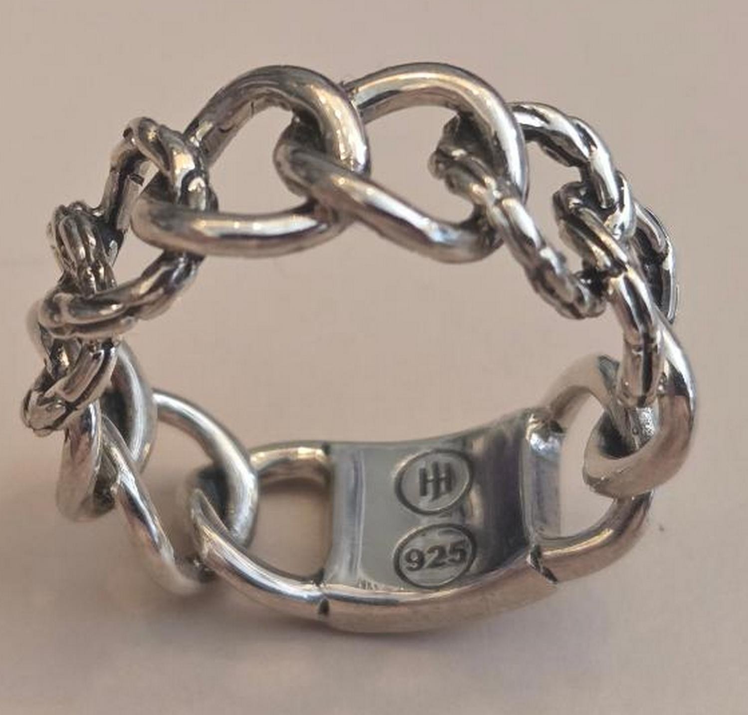 Nice John Hardy sterling ring with circle designs 7.75 size