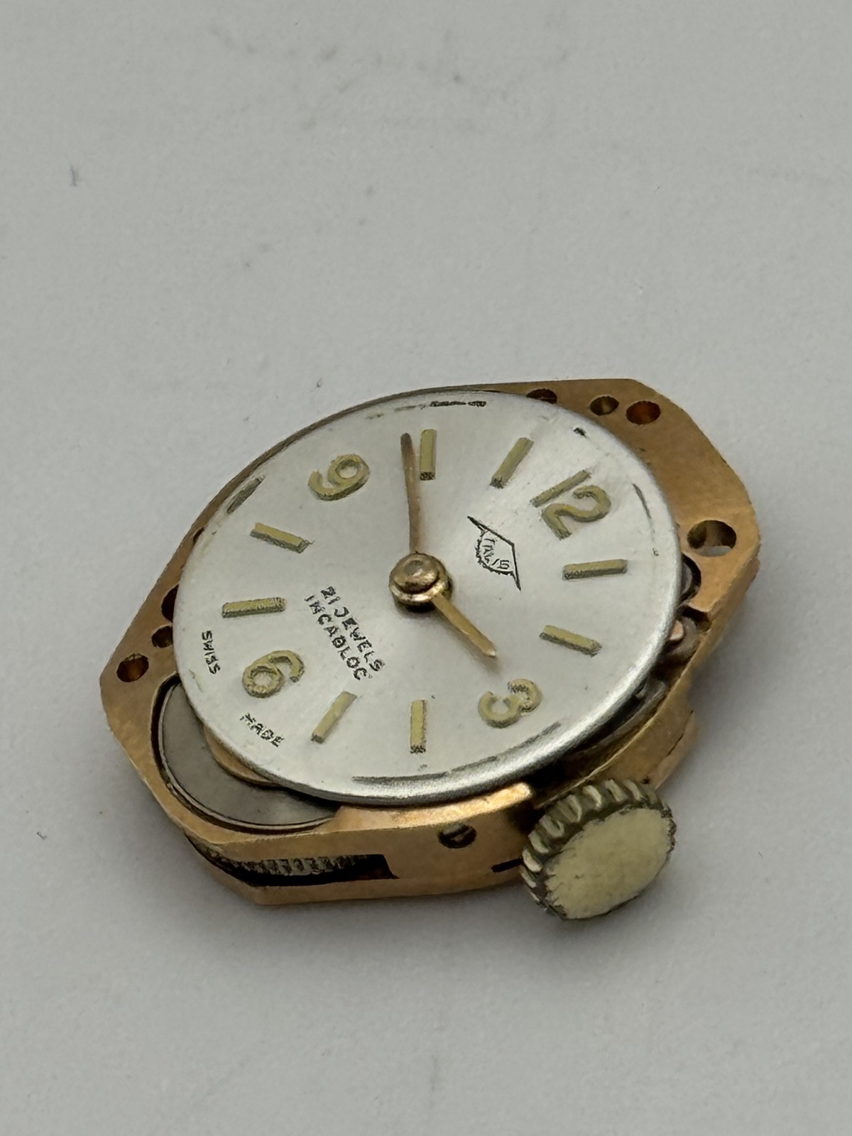 FEF 6660 Watch Movement Talis Manual Wind Vintage Swiss Parts Repair 15mm