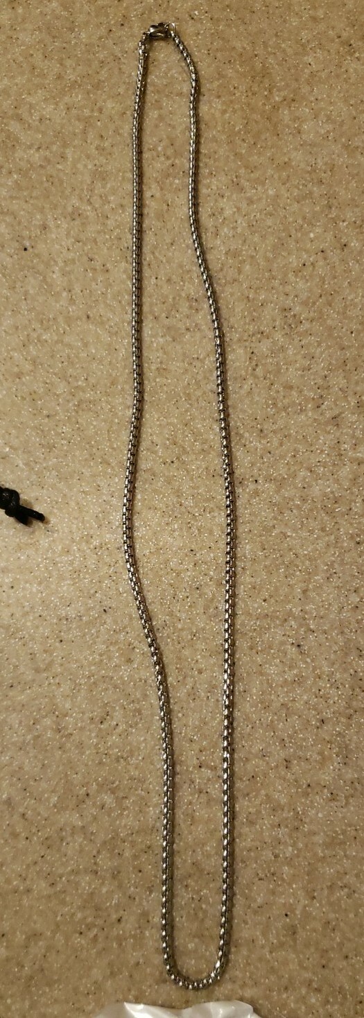 Outlaws Amsterdam Stainless Steel Jesus Cross Necklace 65cm (25.5in) NEW IN BAG