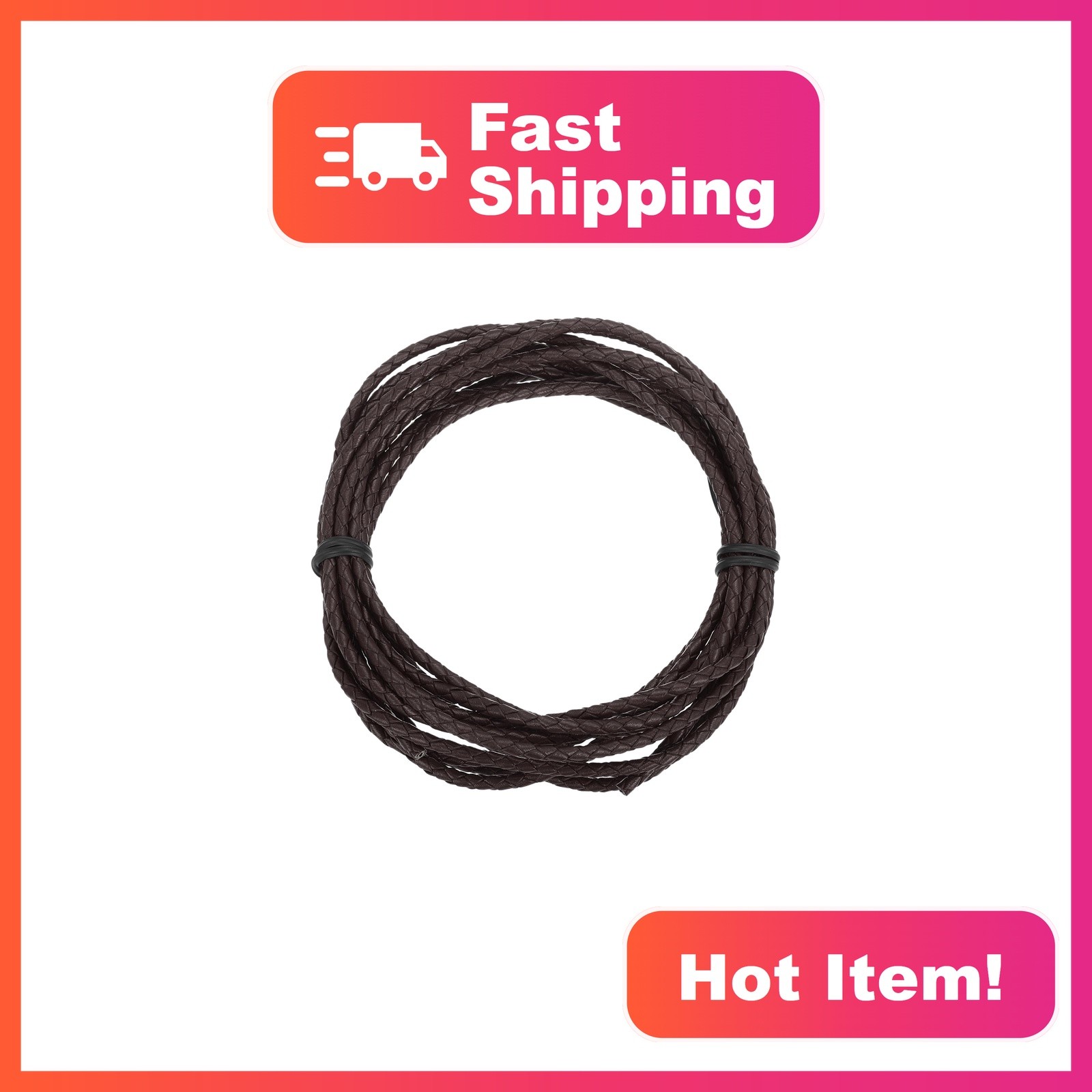 MECCANIXITY Dark Brown 3mmx3m Bolo Tie Cord