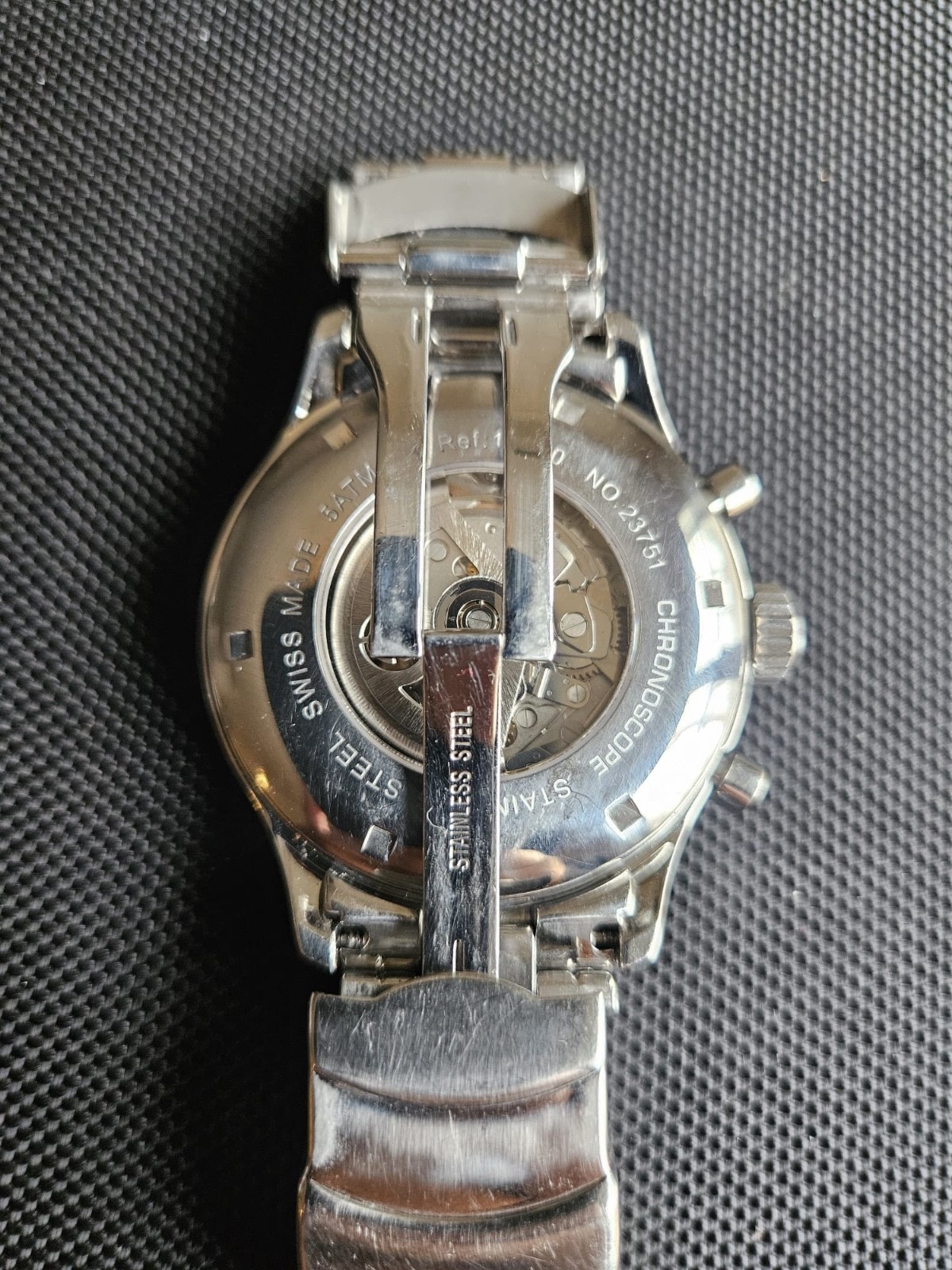Ernst Benz Chronoscope Contemporary Day-Date Chronograph w/ Integrated Bracelet!