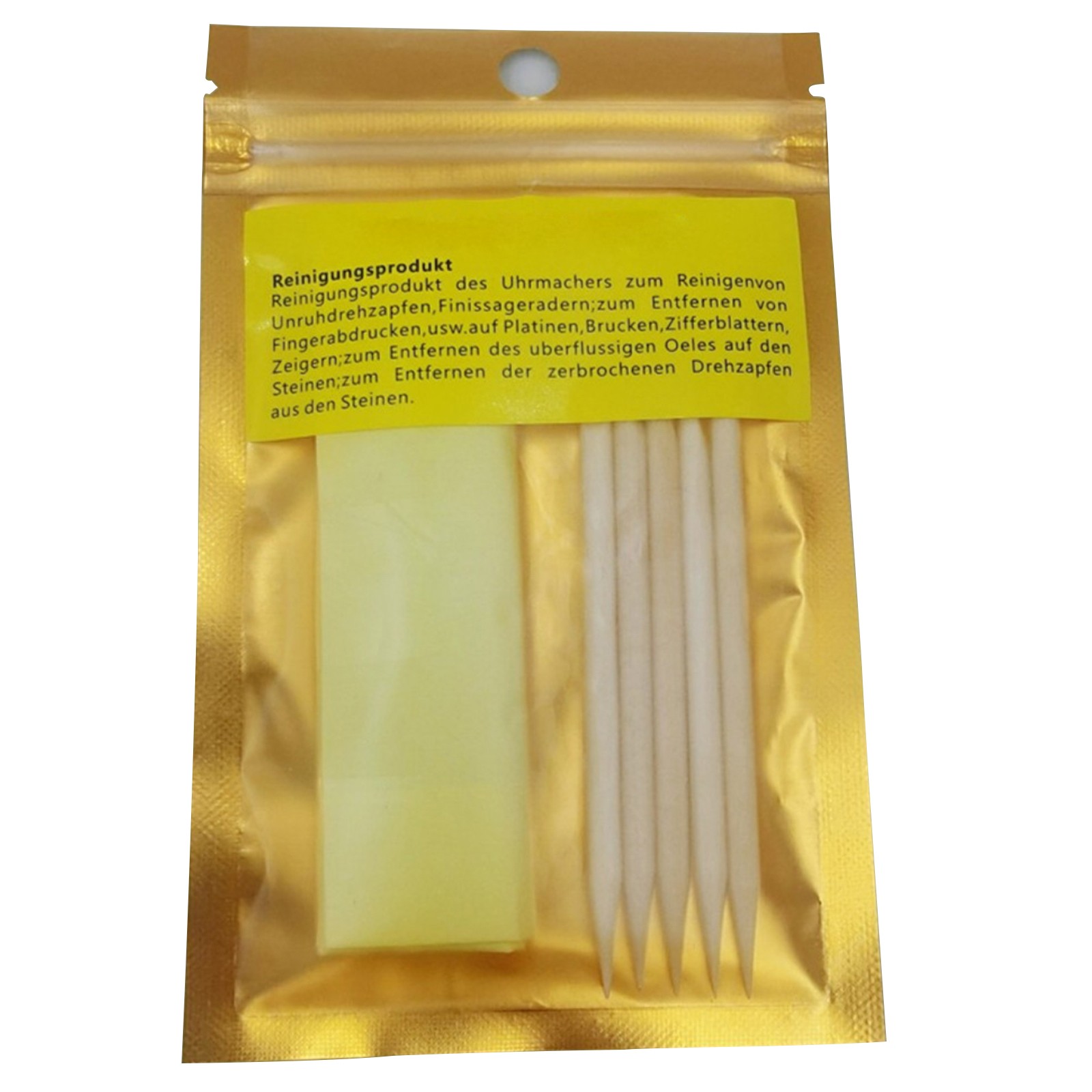 Watch Parts Movement Cleaning Clay Cleaner With Wooden Stick Kit for Watchmaker