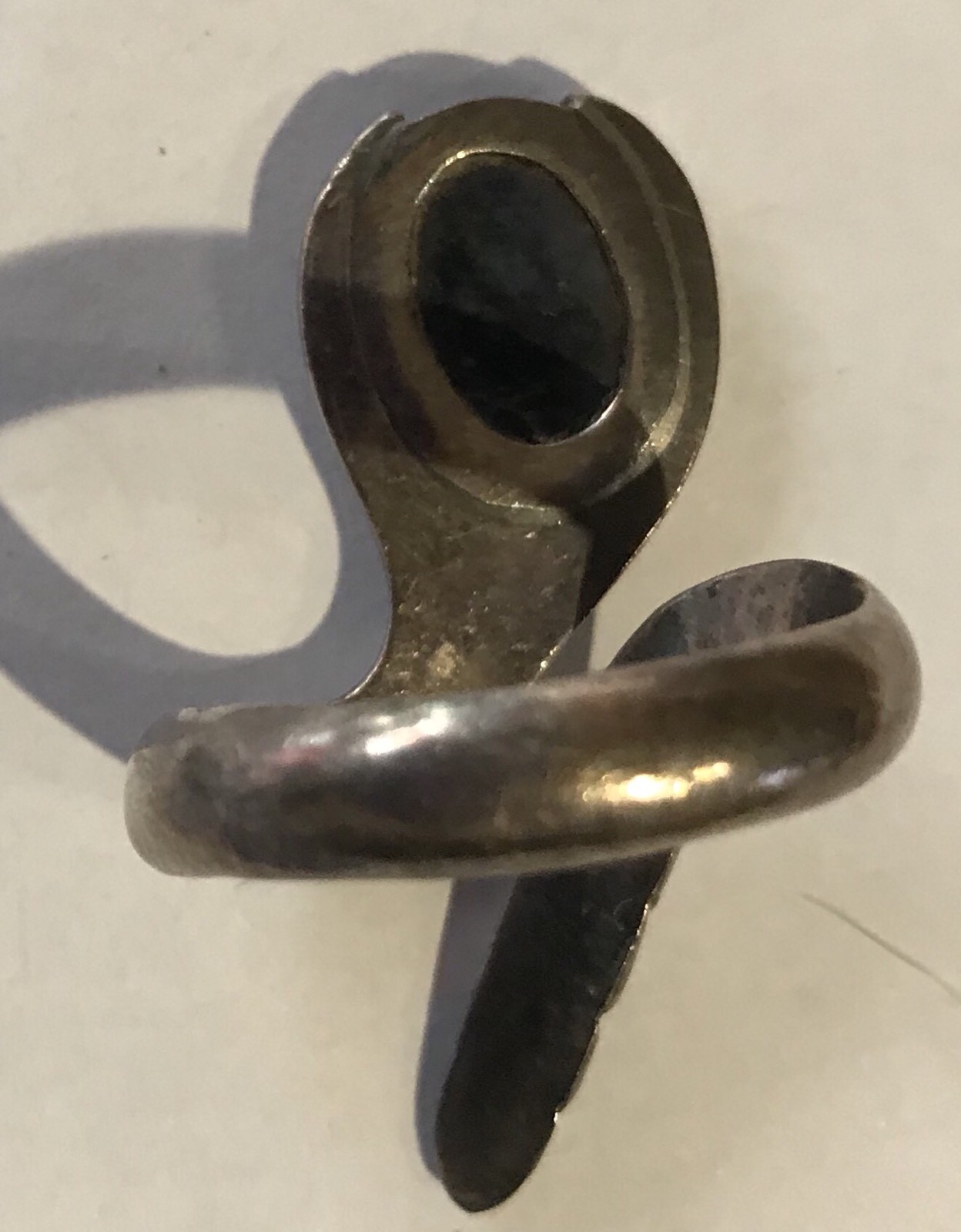 ANTONIO PINEDA VINTAGE MEXICO STERLING SILVER RATTLESNAKE RING