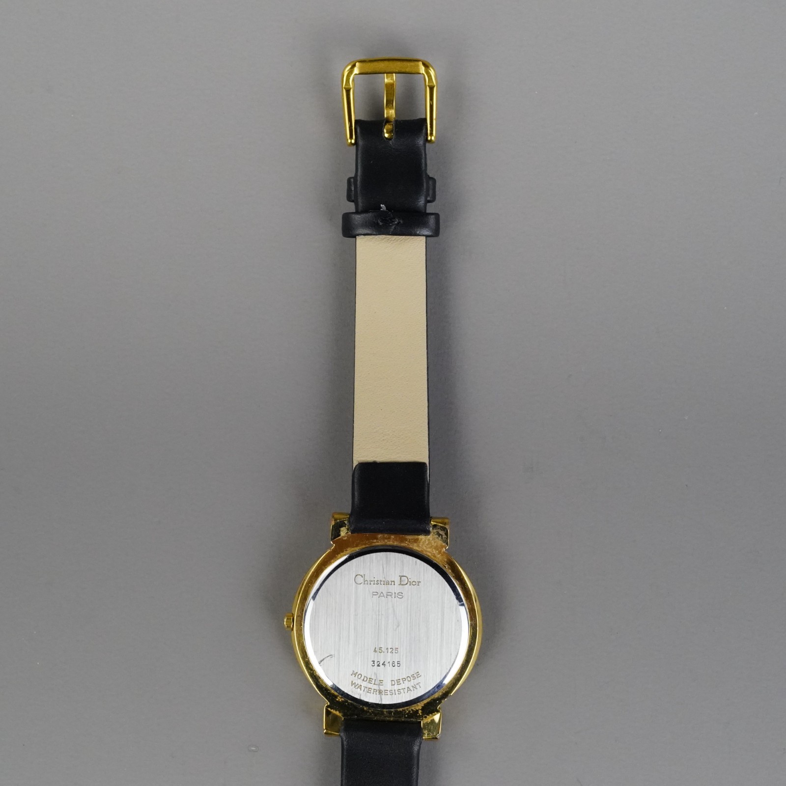 Christian Dior Vintage Unisex Watch 45.125 Gold 32mm New Battery New Band