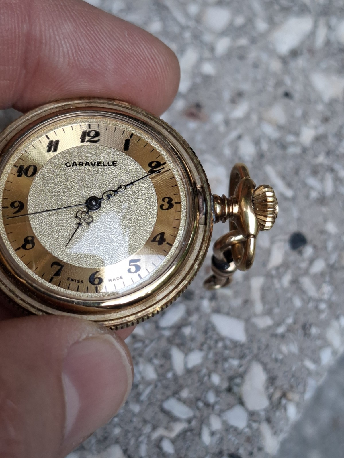 Caravelle by Bulova 17jewels gold tone swiss watch