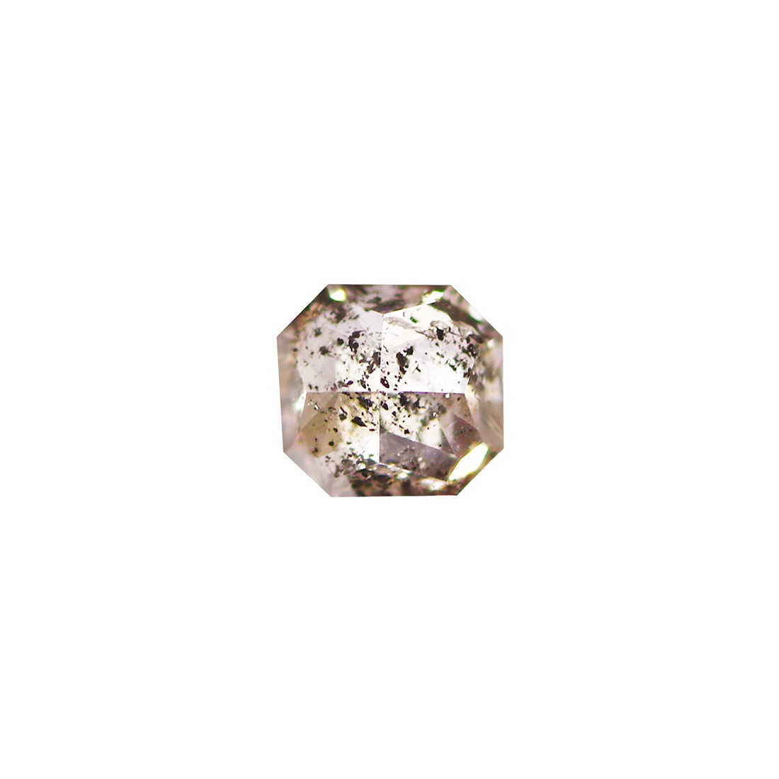 0.11 Ct Octagan 2.7 x 2.6 MM 100% Natural Brownish Pink Argyle Pink Diamond