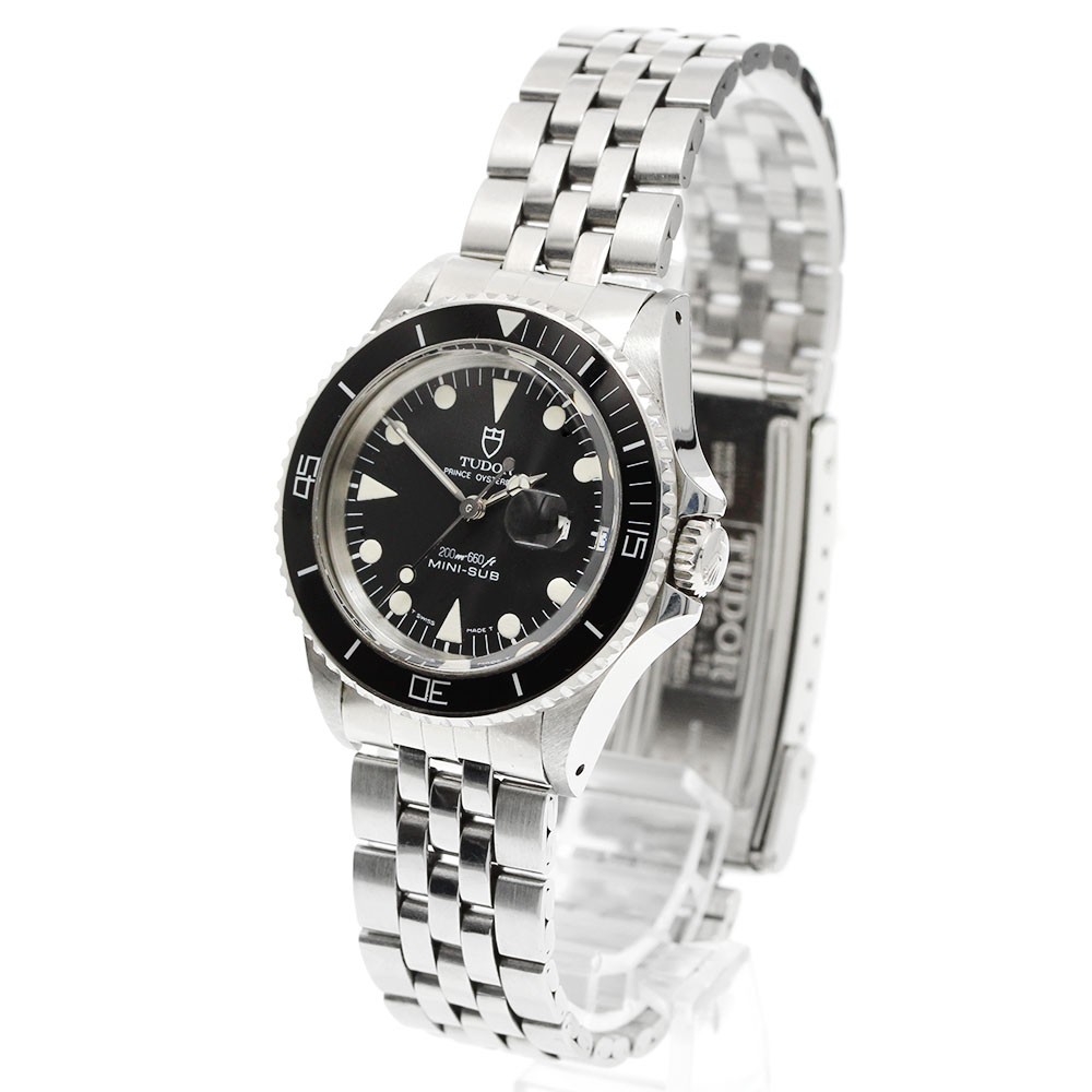TUDOR Prince Oyster Date Mini Sub 73090 black Dial Automatic Boy’s Watch_961476