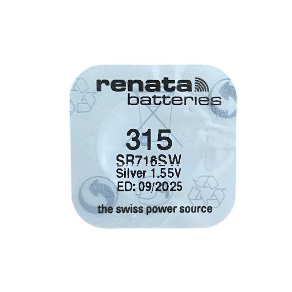 Renata 315 SR716SW watch coin battery 1.55 V