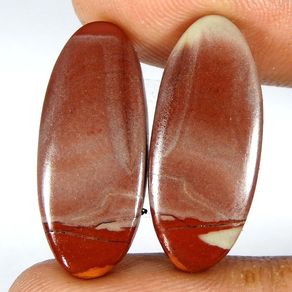 15.65Cts100%Natural Noreena Jasper Oval Pair Cabochon Loose Gemstone