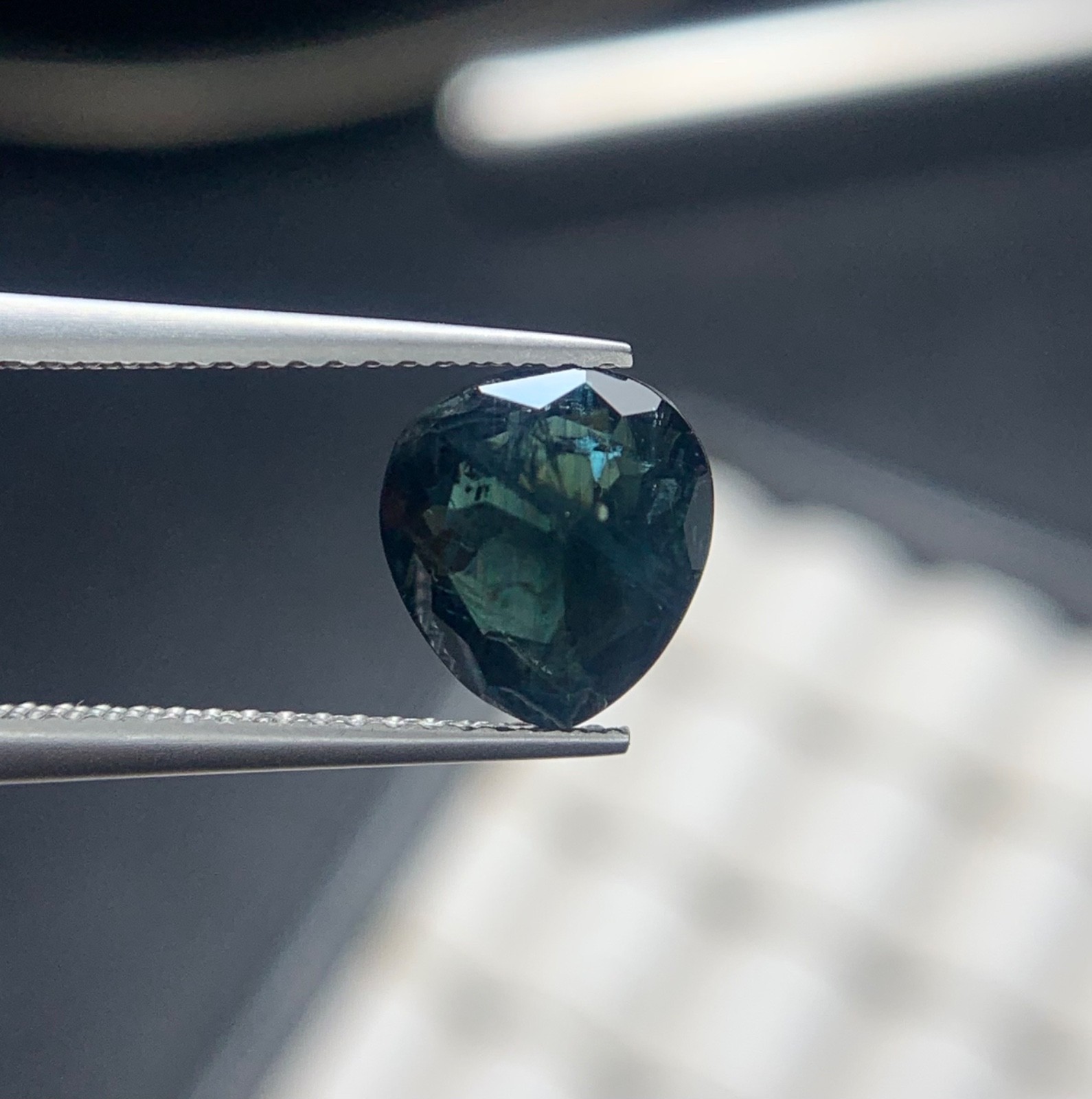 Natural Teal Sapphire Gemstone, 2.43 Crt From Madagascar