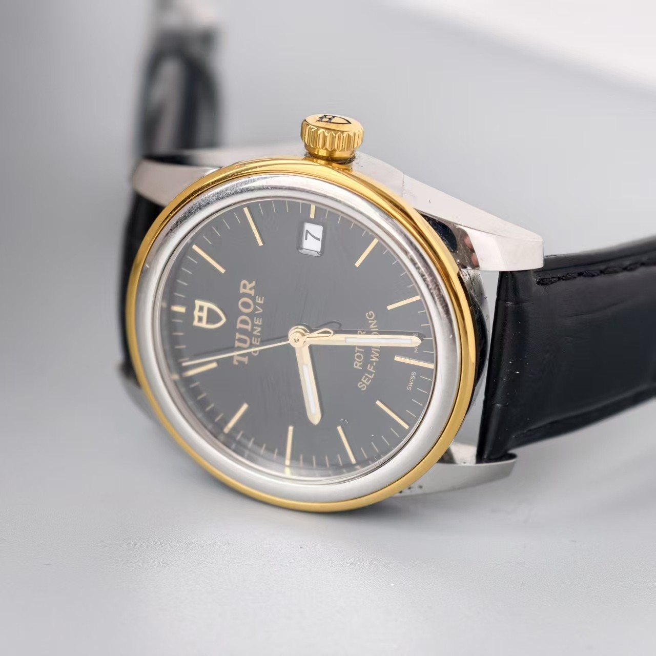 Tudor Black Dial Glamour M55003-0029 Men’s Watch Automatic 36mm Date