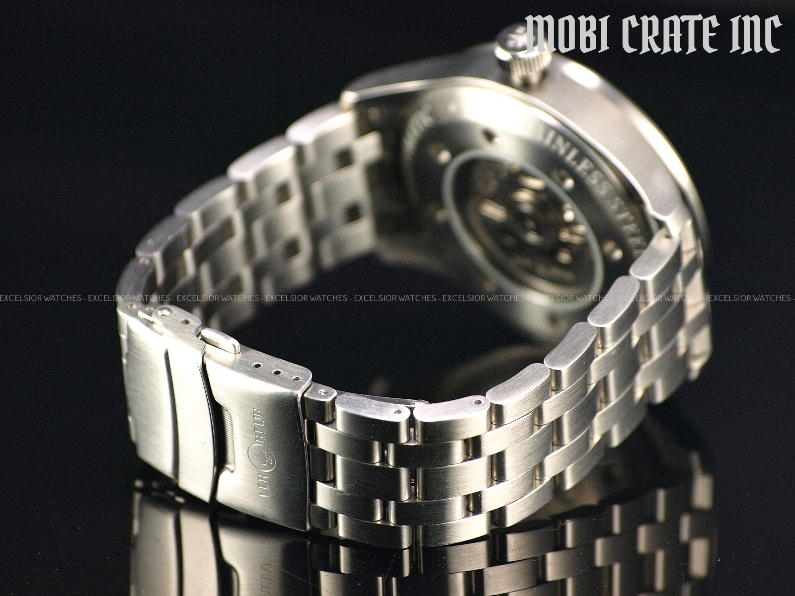 Rare Air Blue By Deep Blue Men’s 44mm BRAVO Automatic Sapphire SS Watch
