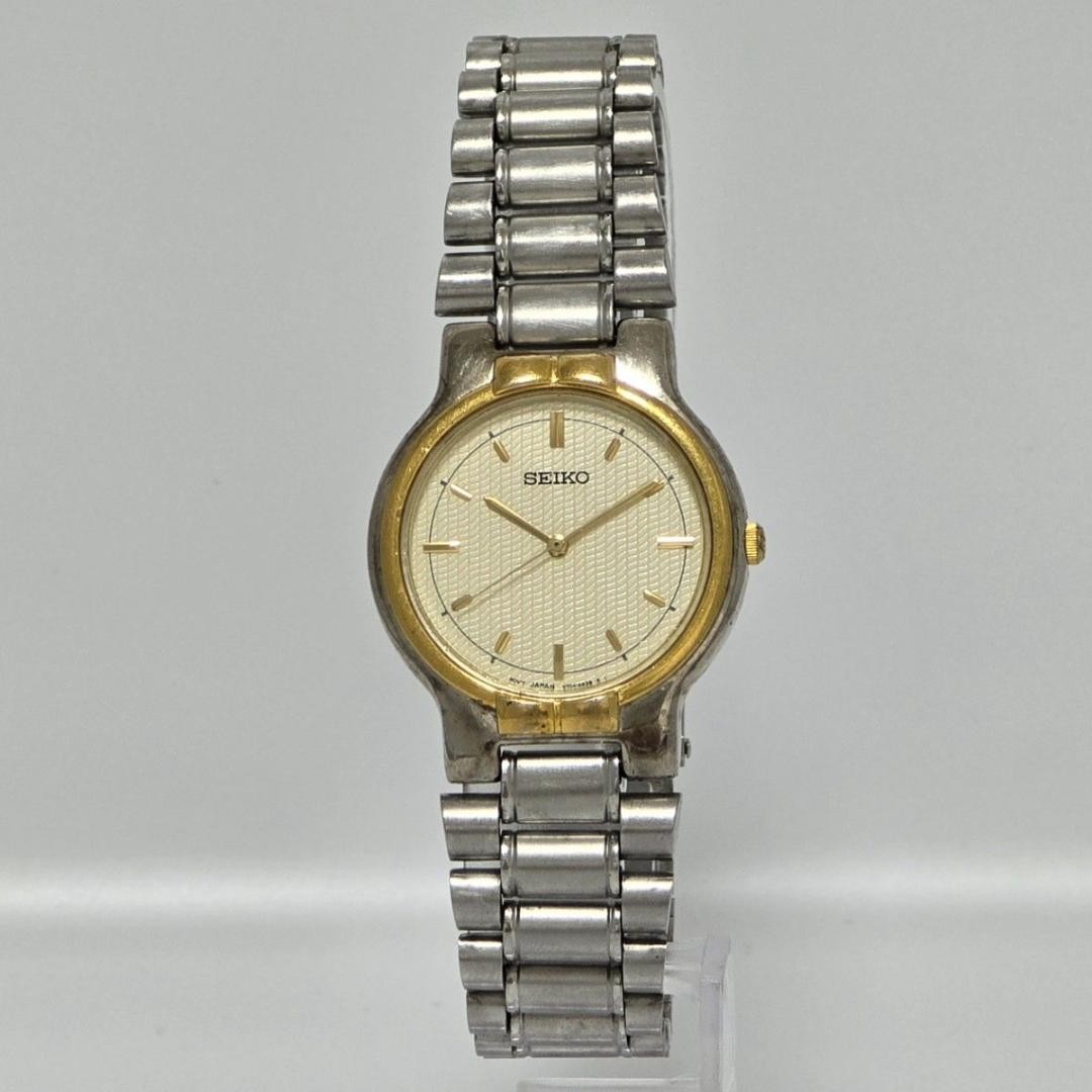 SEIKO V701-A090 Two-Tone Quartz Men’s Watch Non-Working