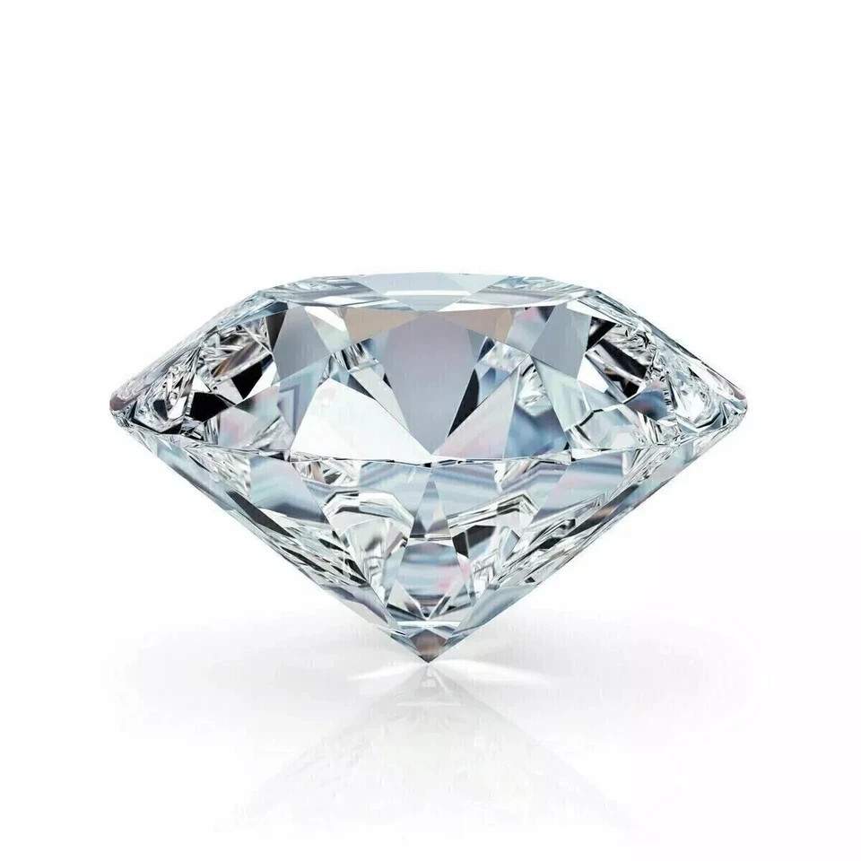 Natural White Diamond 5 CT Round Cut 11.50 mm VVS1 D Grade Certified Stone