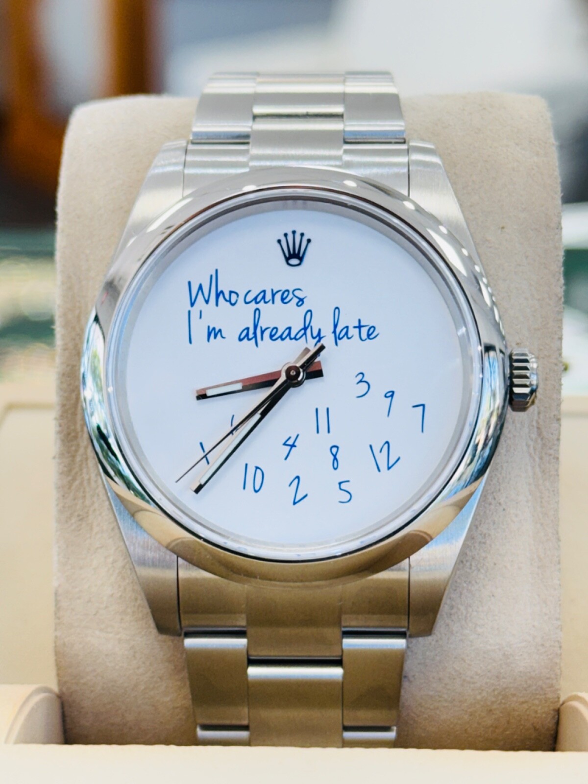 Rolex Oyster Perpetual 124300 Silver Oyster Bracelet with Silver Bezel