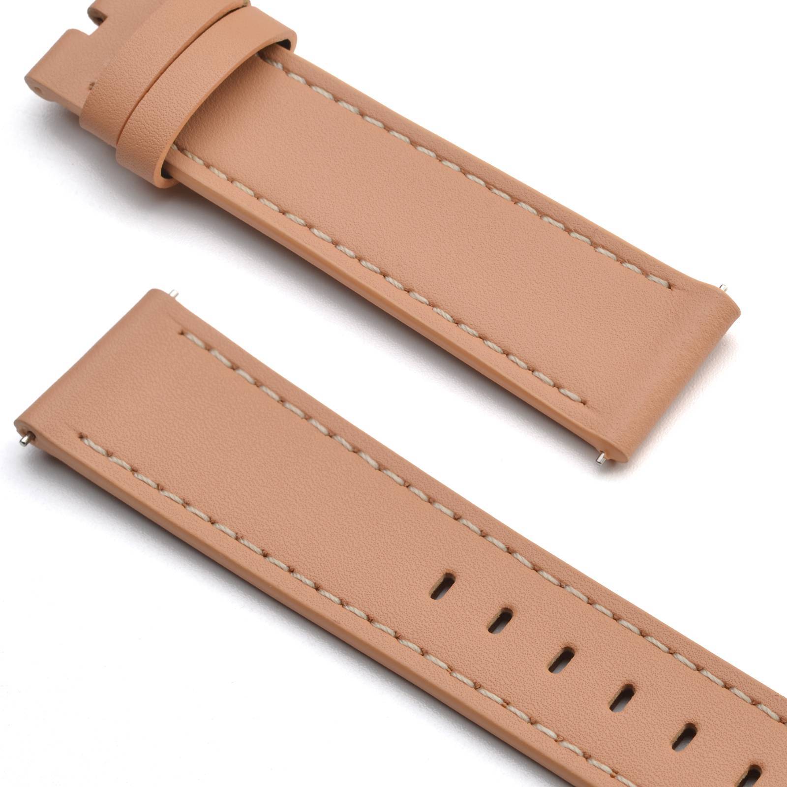 ANNEFIT Genuine Leather Watch Band 18mm 19mm 20mm 21mm 22mm Quick Release