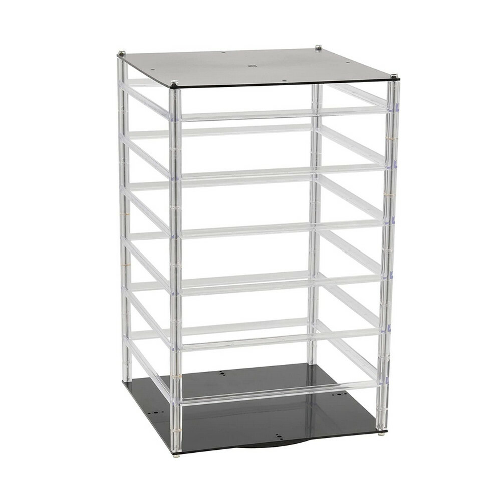 17″H x 10″W x 10″L Rotating 360 Earrings Countertop Display Holds 96 2″ Cards