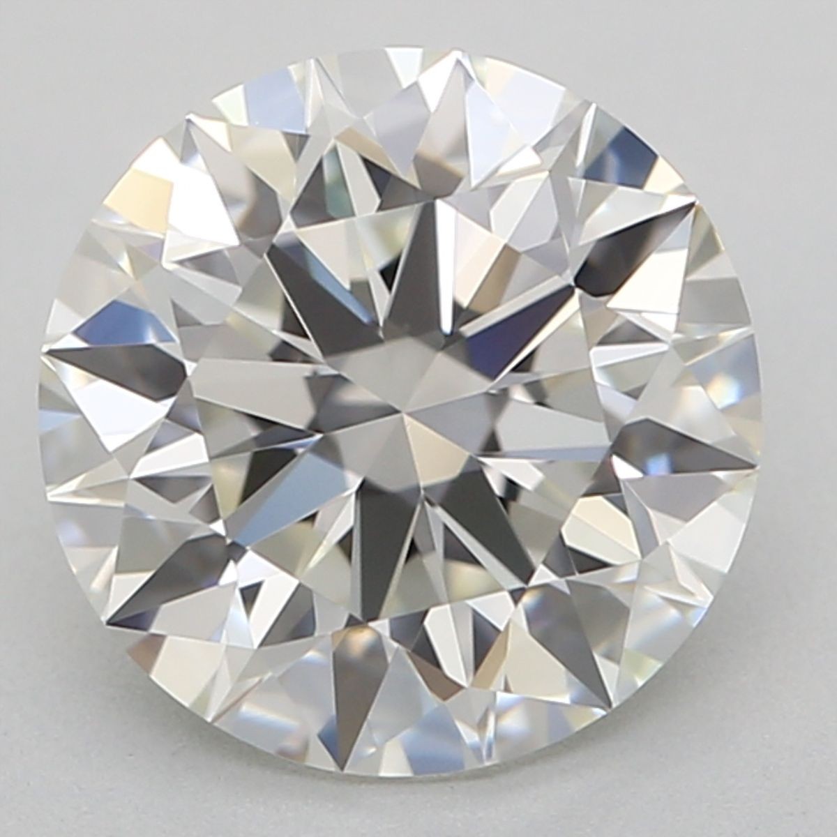 Certificate AGI Round 1.25 CT Natural Mined Diamond Loose H color VVS2 clarity