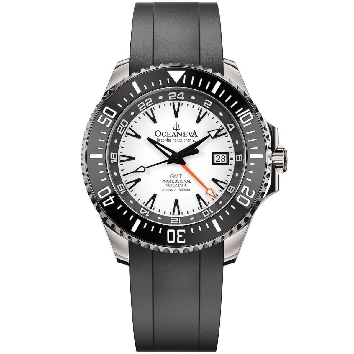 Oceaneva Deep Marine Explorer VI 6000m Titanium Blue Automatic Watch