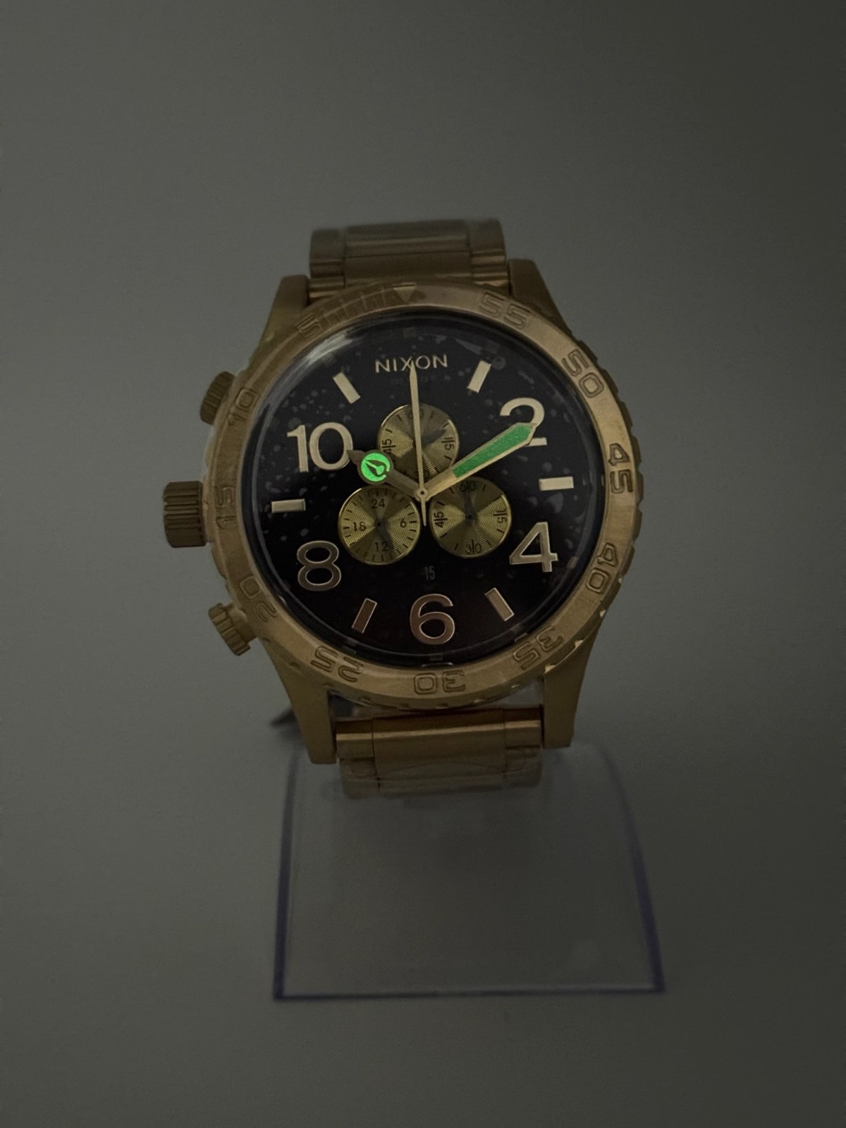 NIXON 51-30 Chrono – All Gold Black Chronograph Men’s Watch A083-510
